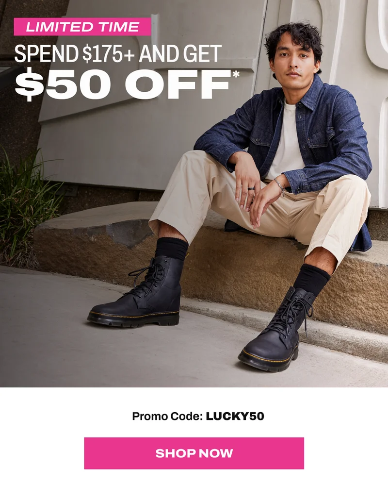 Use code discount code to take $50 off $175