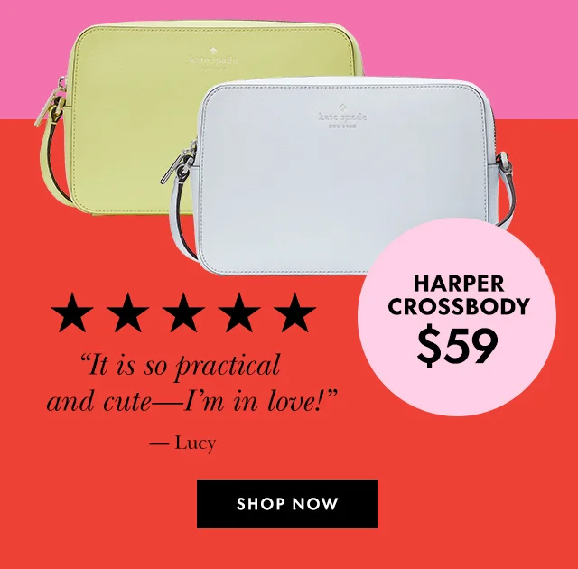 Harper Crossbody $59 "It is so practical and cute—I'm in love!" — Lucy Shop Now