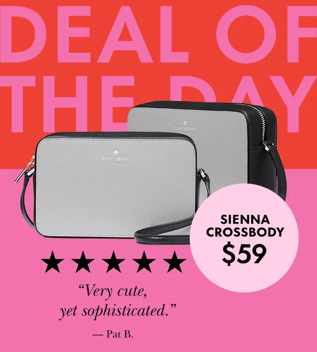 Sienna Crossbody $59 "Very cute, yet sophisticated."  — Pat B.
