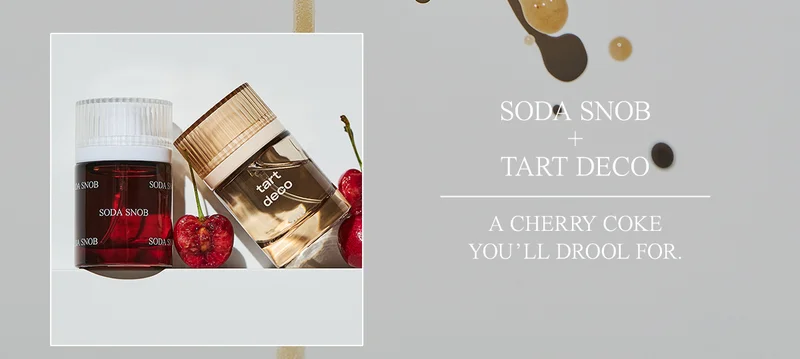 soda snob + tart deco A cherry coke you’ll drool for.