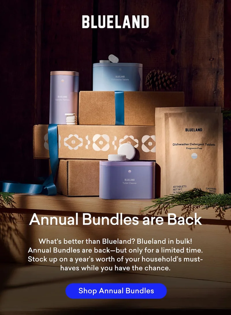 Annual Bundles are Back! Stock up on a year's worth of your must-haves while you have the chance.
