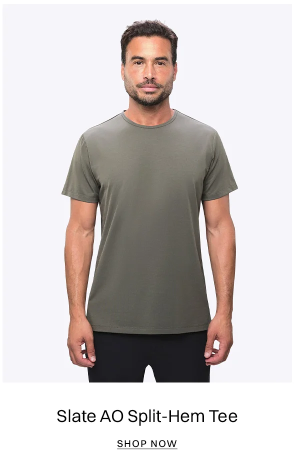 Slate AO Split-Hem Tee
