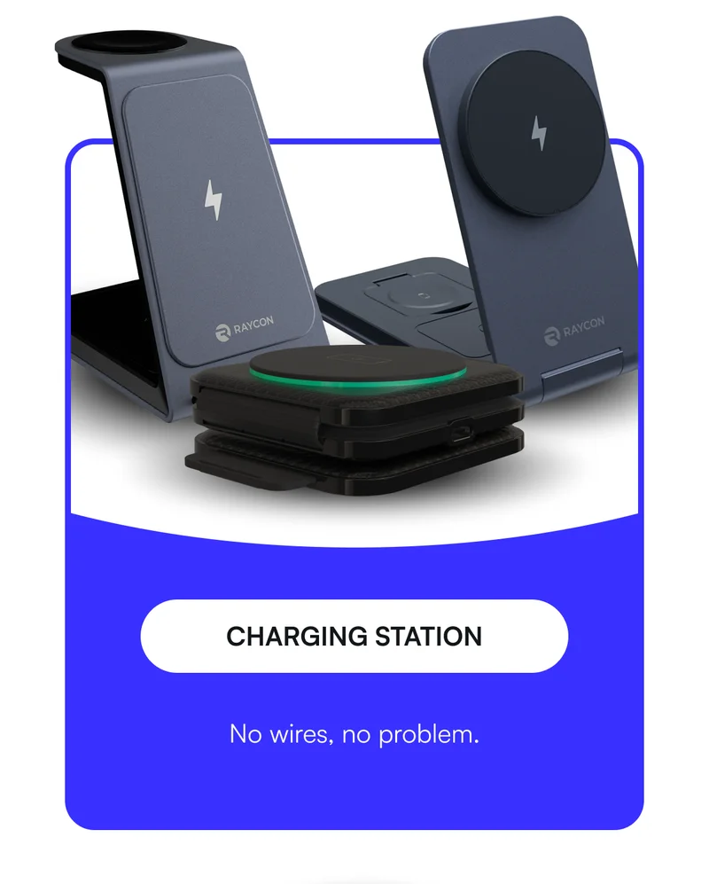 Charging Station - No wires, no problem.