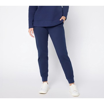 Denim & Co. Regular EasyWear French Terry Ankle Jogger