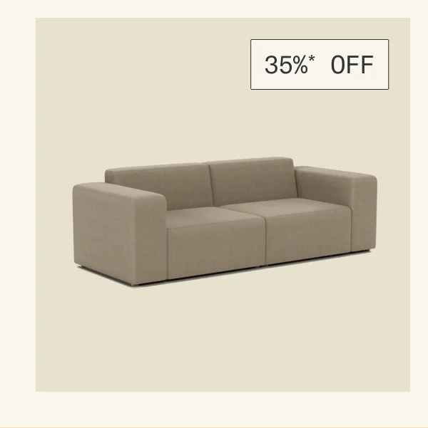 Save 35%* on The Form Sectional during our Presidents Day Sale.
