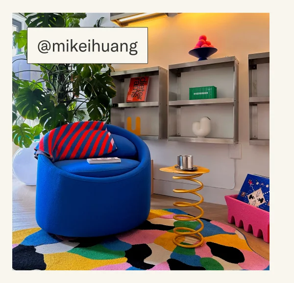 The Gere Easy Chair, styled by @mikeihuang