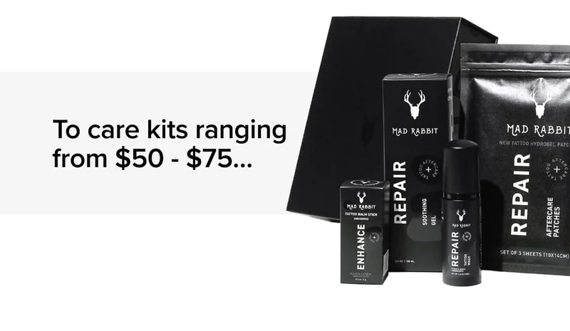 To care kits ranging from $50 - $75…