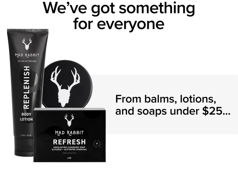From balms, lotions, and soaps under $25...