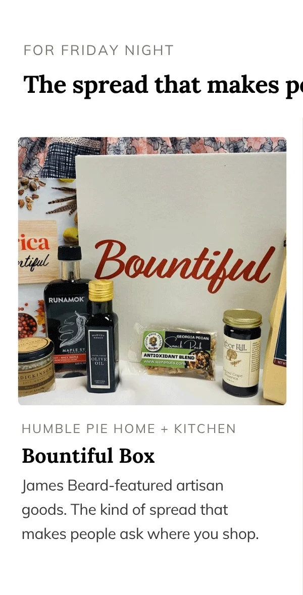 Bountiful Box Humble Pie Home + Kitchen