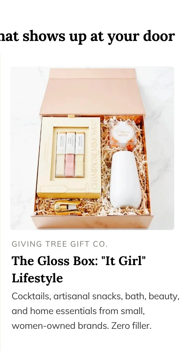 The Gloss Box: “It Girl” Lifestyle Subscription