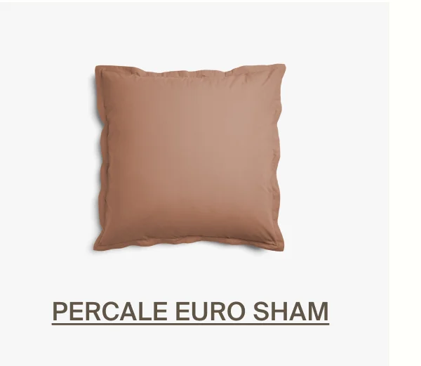 Percale Euro Sham