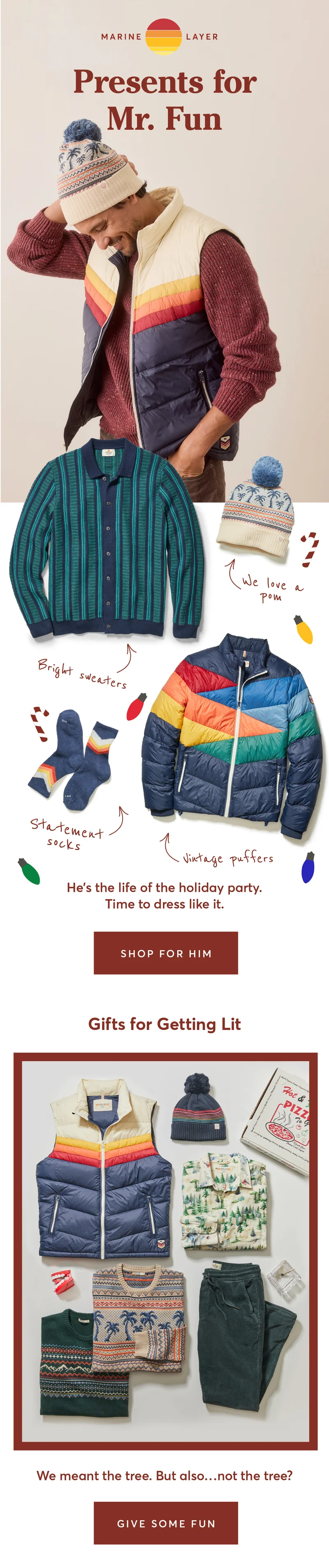 Gifts for the fun guy