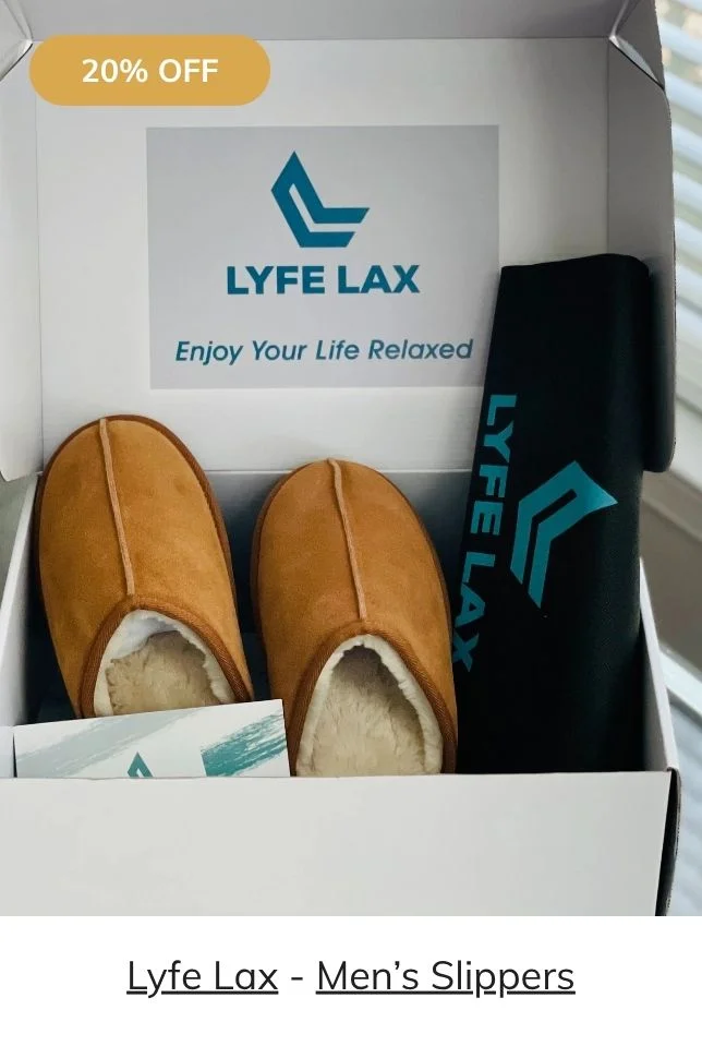 Men's Slipper Subscription Box Lyfe Lax