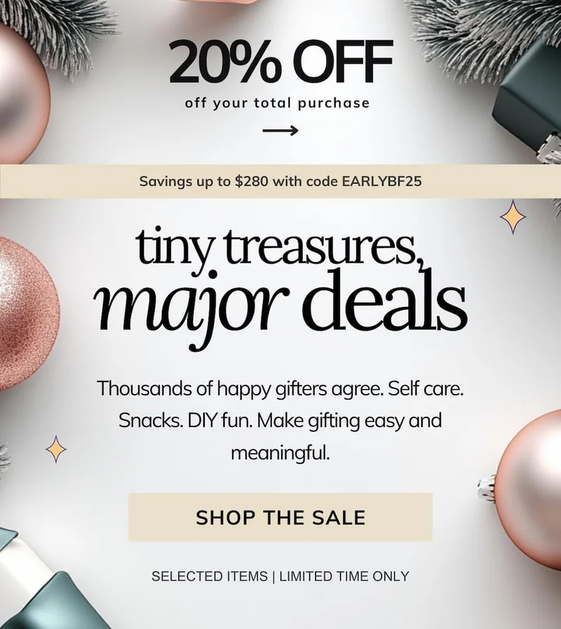 Shop Early Black Friday Holiday Savings