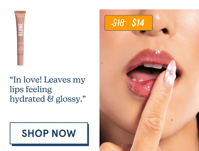 "In love! Leaves my lips feeling hydrates & glossy." Superbalm on sale for $14