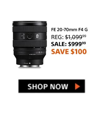 Save $100: FE 20-70mm f4 G