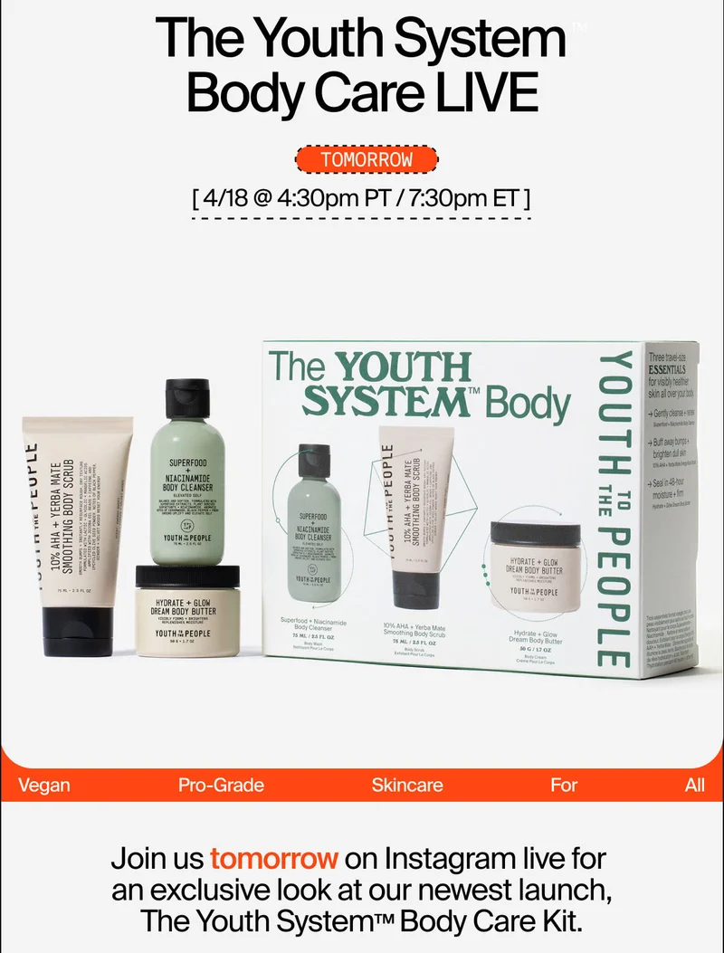 The Youth System Body Care Live