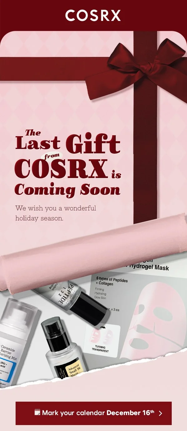 The LAST Gift From COSRX Is Coming to Town!