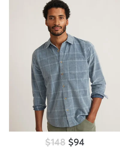 Plaid Corduroy Shirt