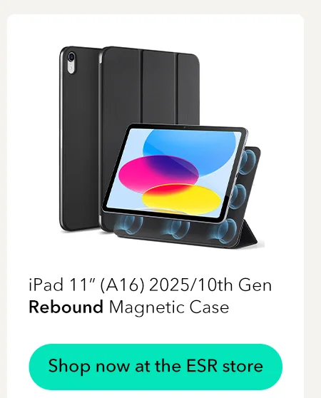 iPad 11ʺ (A16) 2025/10th Gen Rebound Magnetic Case