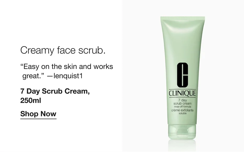 Creamy face scrub. | “Easy on the skin and workss great.” —lenquist1 | 7 Day Scrub Cream, 250ml | Shop Now