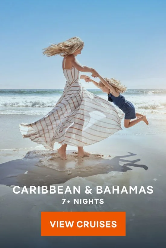 Caribbean & Bahamas – 7+ Nights – Click to View Cruises & Book Now