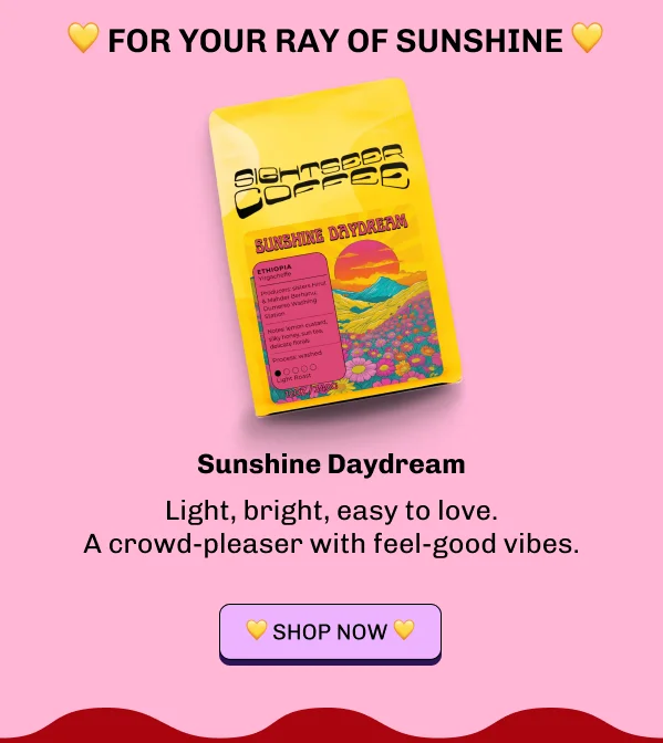 For your ray of sunshine: Sunshine Daydream Blend. Light, bright, easy to love. A crowd pleaser with feel good vibes. Shop Now!