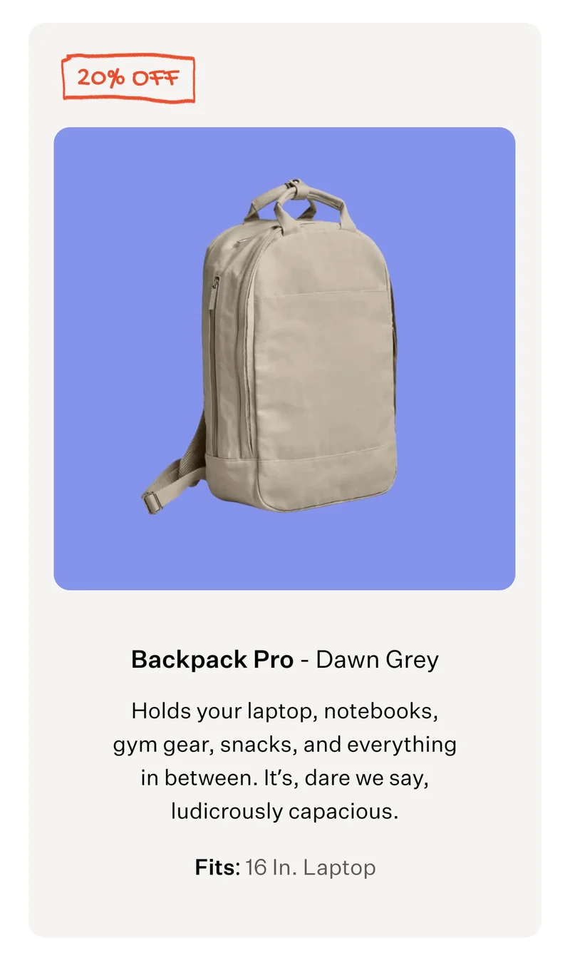 Backpack Pro - Pale Olive