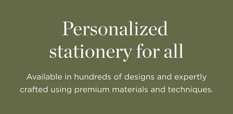 Personalized Stationery For All
