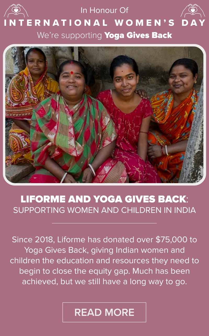 Liforme and Yoga Gives Back