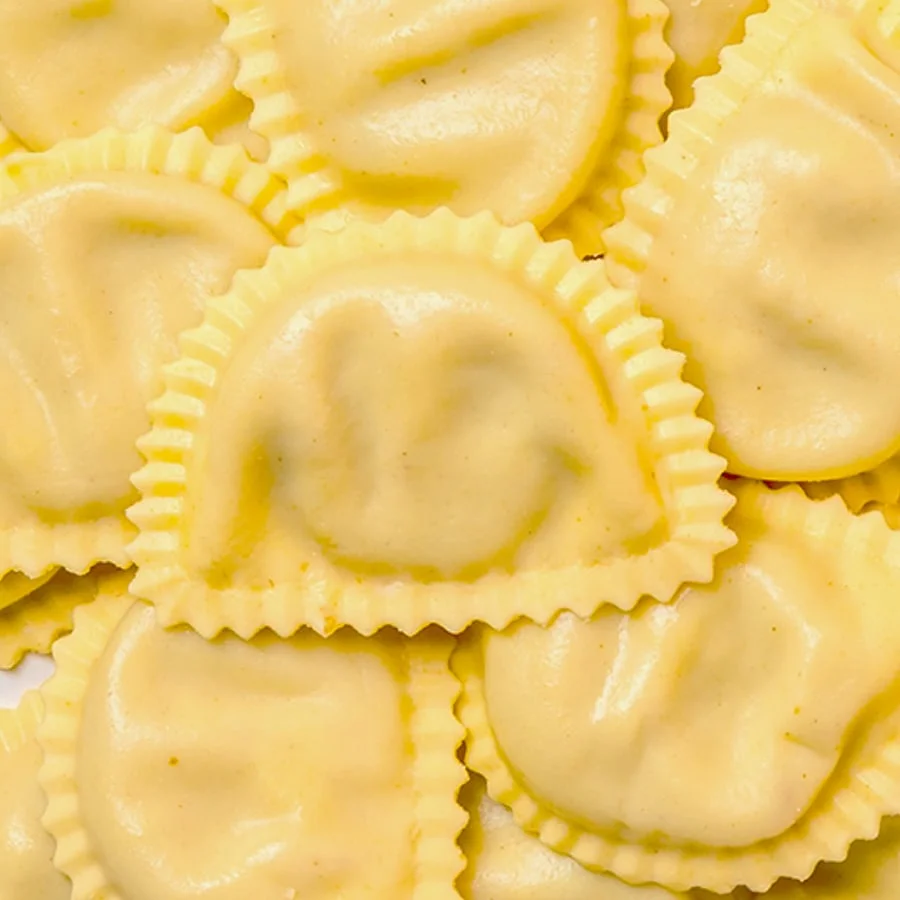Truffle cheddar ravioli