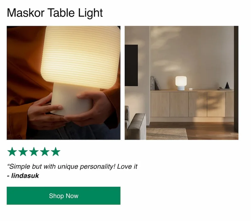Maskor Table Light