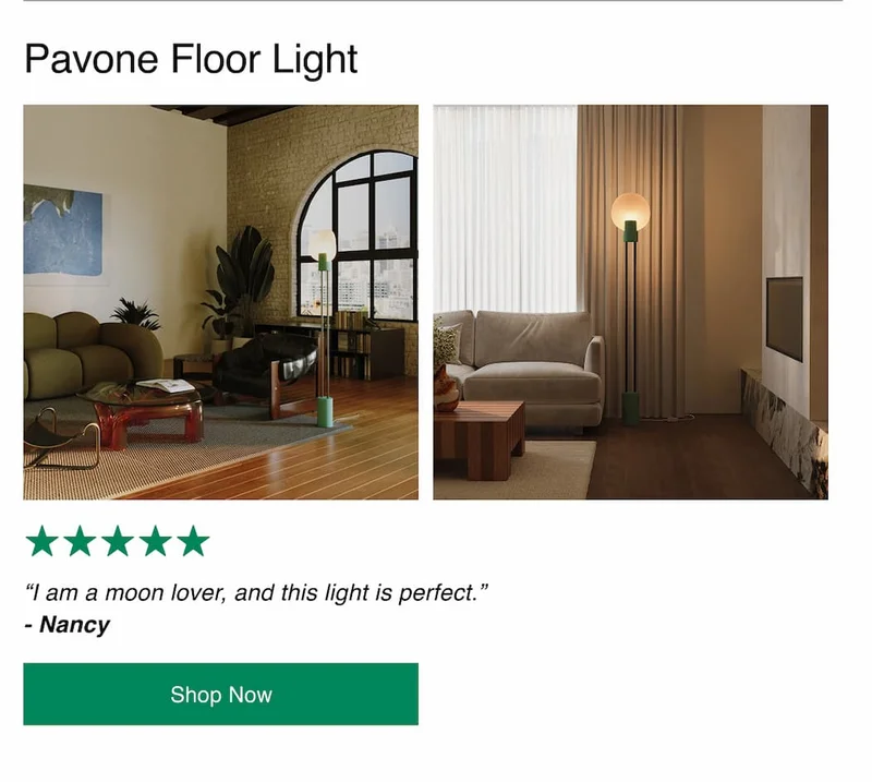 Pavone Floor Light