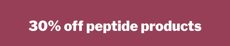 30% off peptide products