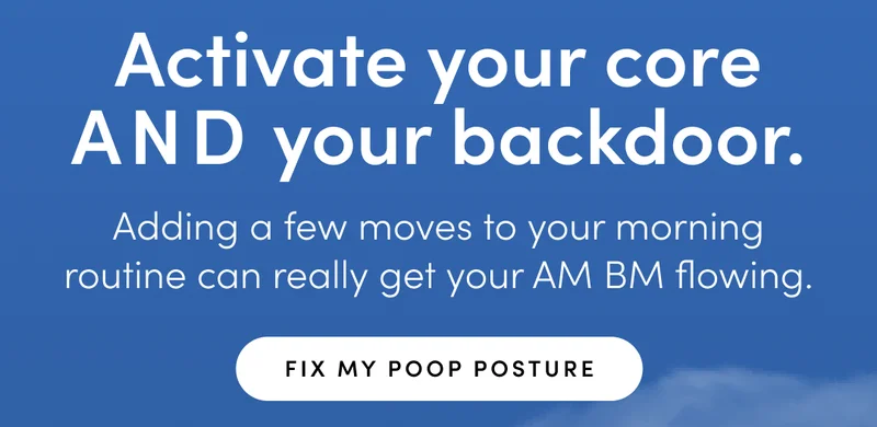 FIX MY POOP POSTURE