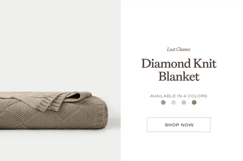 Diamond Knit Blanket