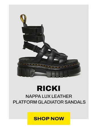 Ricki Nappa Lux Leather Platform Gladiator Sandals