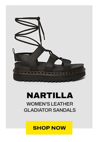 Nartilla Women's Leather Gladiator Sandals