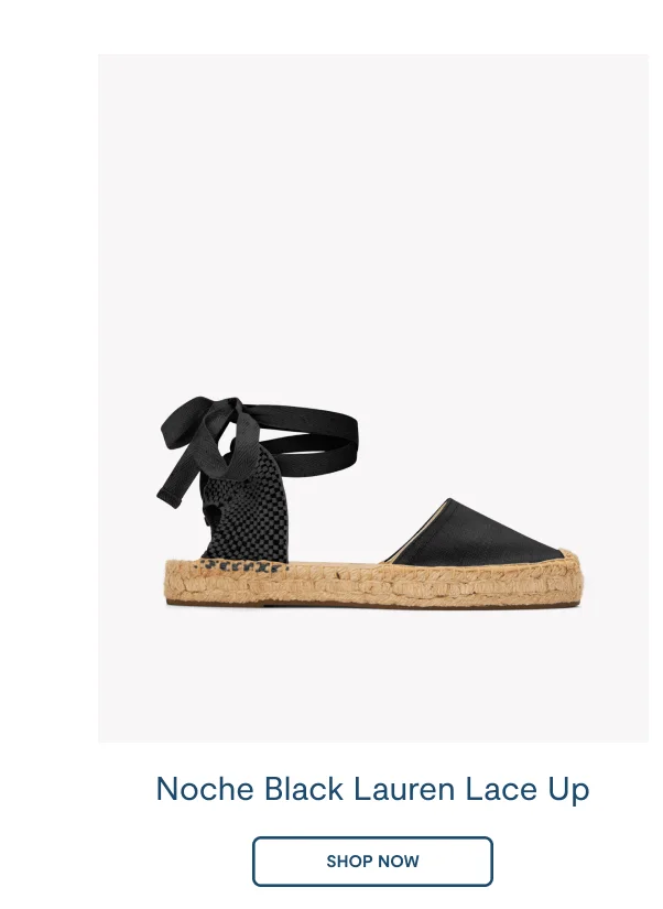 The Lauren Lace Up Noche Black