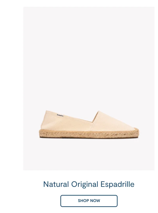 The Original Espadrille Natural Undyed