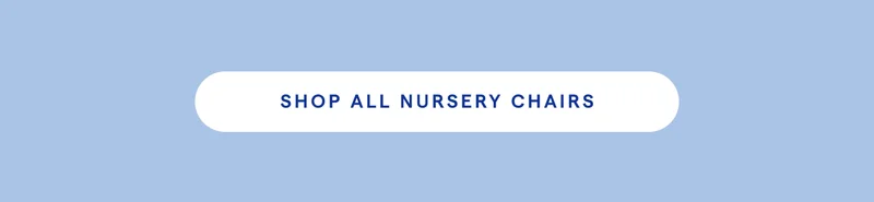 an image of a blue and white sign that says shop all nursery chairs