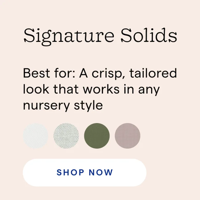 an image of a sign that says signature solidss best for a crisp, tailored look that works