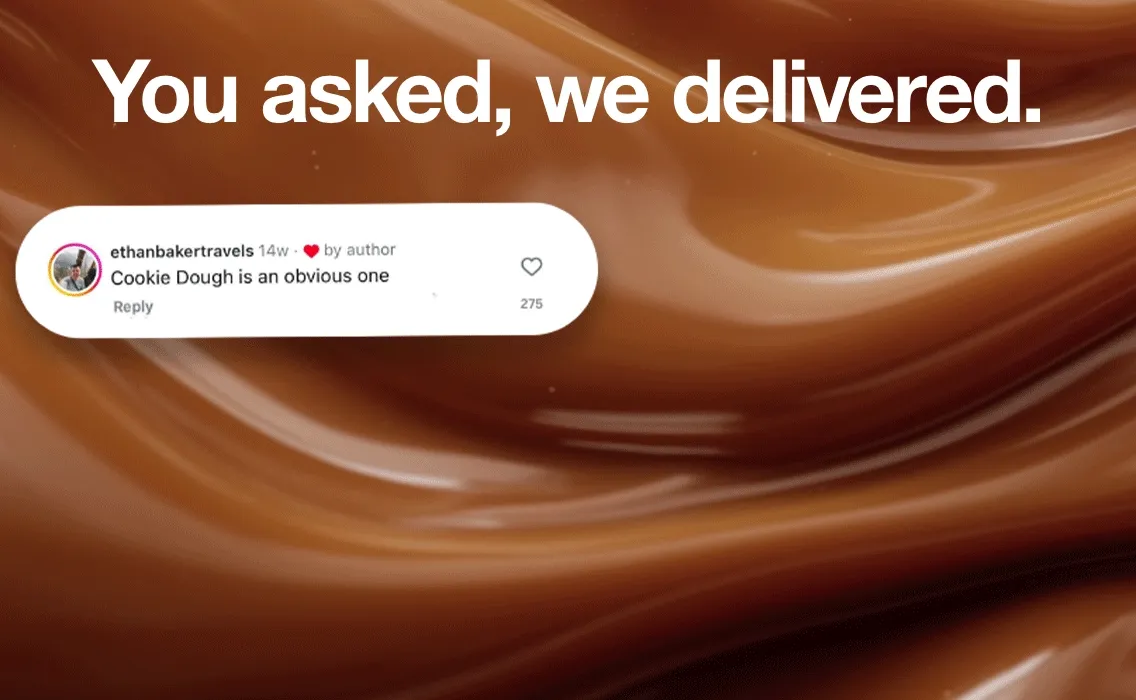You asked, we delivered.
