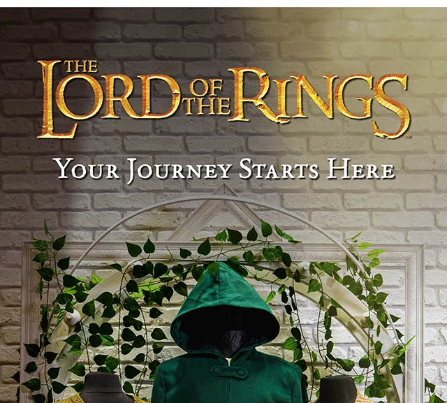 The Lord Of The Rings. Your Journey Starts Here. Shop Now