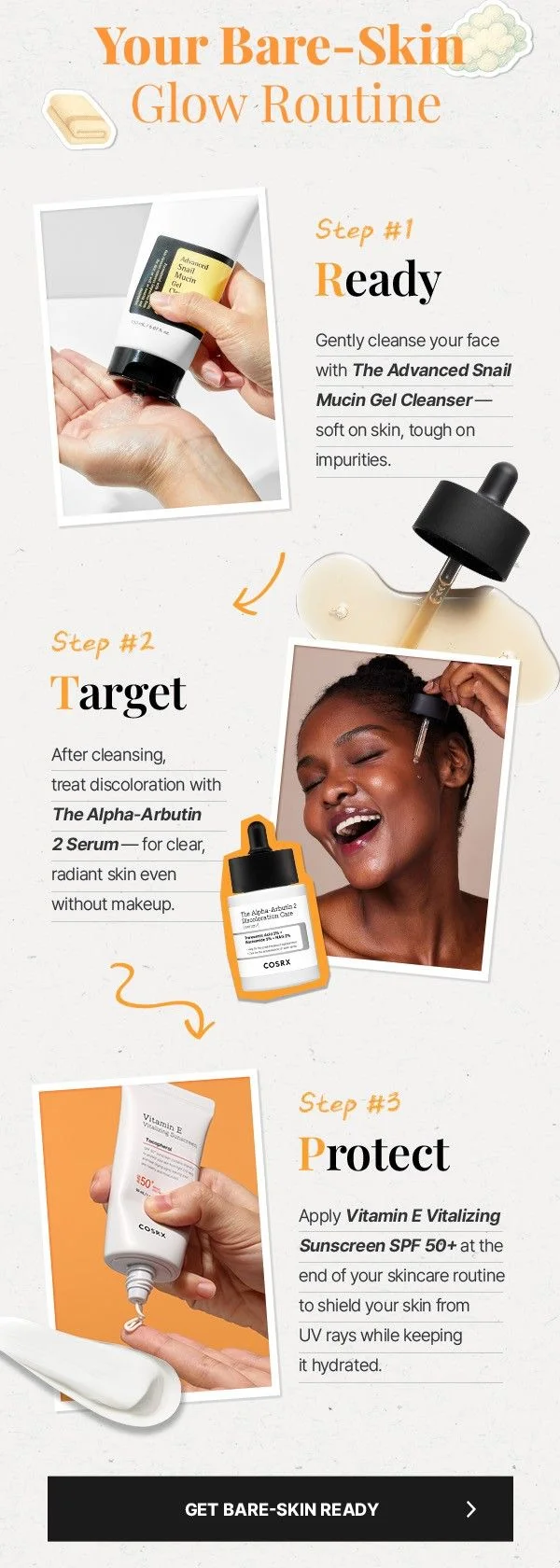 Your Bare-Skin Glow Routine