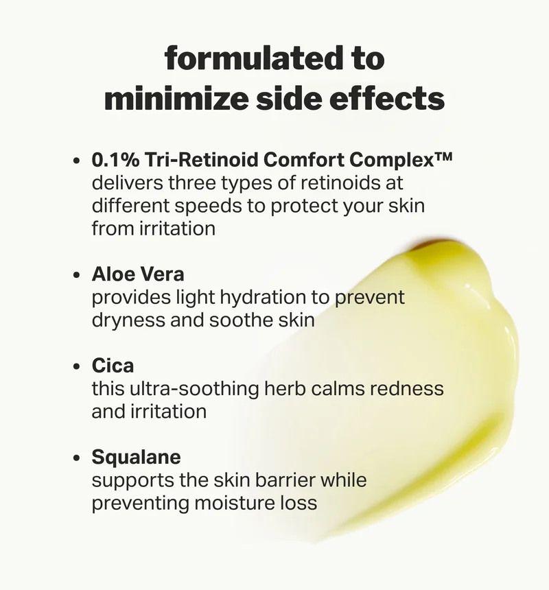 formulated to minimize side effects