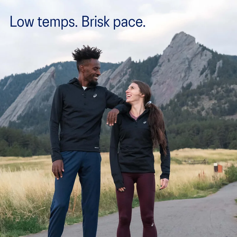 Low temps. Brisk pace.