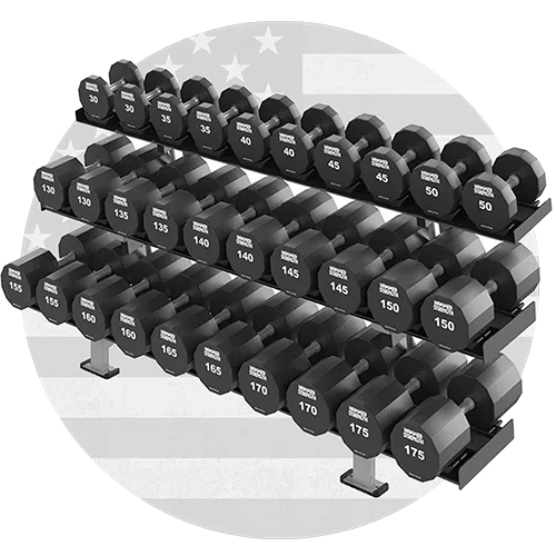 30% Off | Hammer Strength 12-Sided Urethane Dumbbells (Outlet)