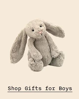 A bunny stuffed animal.