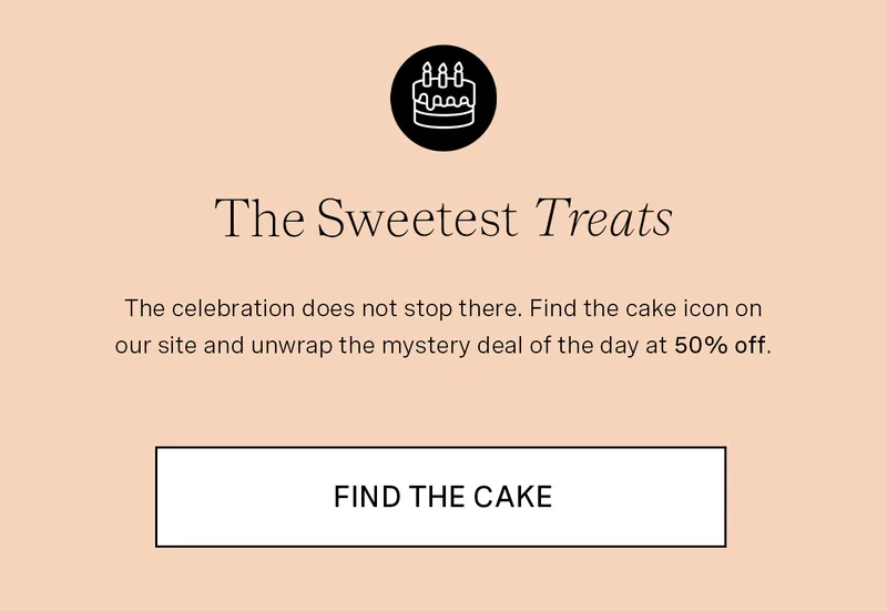 Birthday Sale